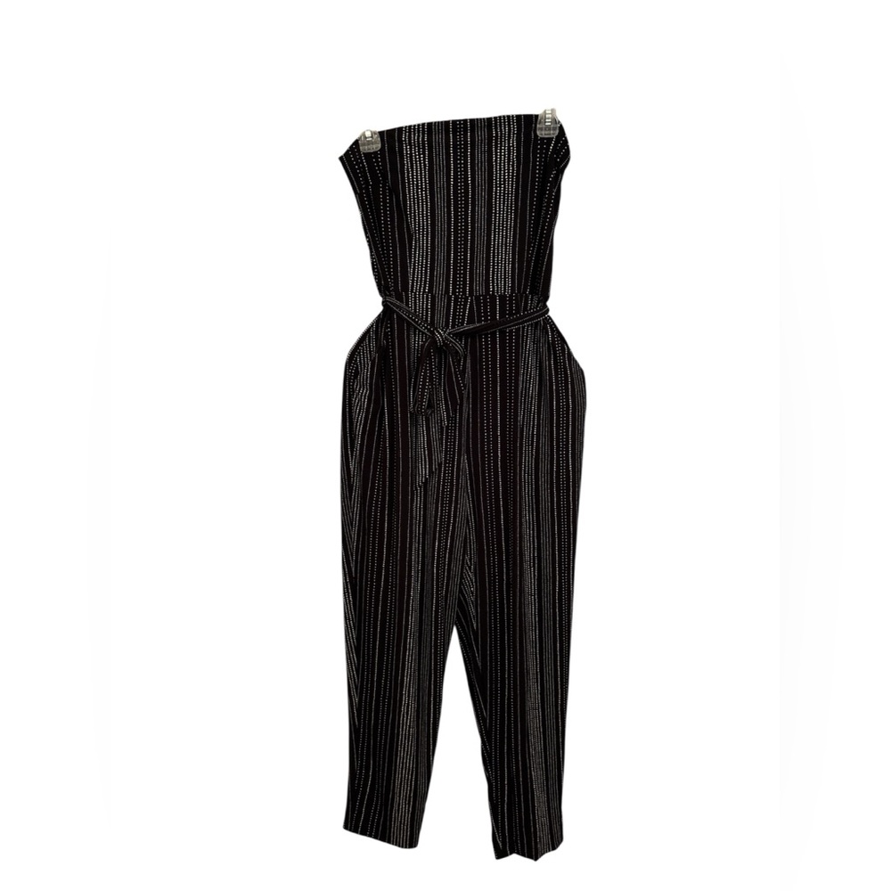 SIMPLY STYLED strapless Jumpsuit dots size Medium